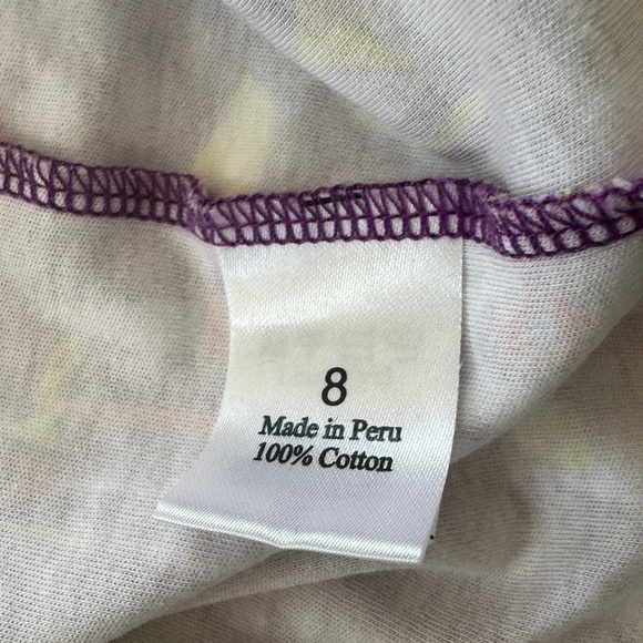 Piccolina Printed Banded Skirt Construction Print Purple - Picture 4 of 6